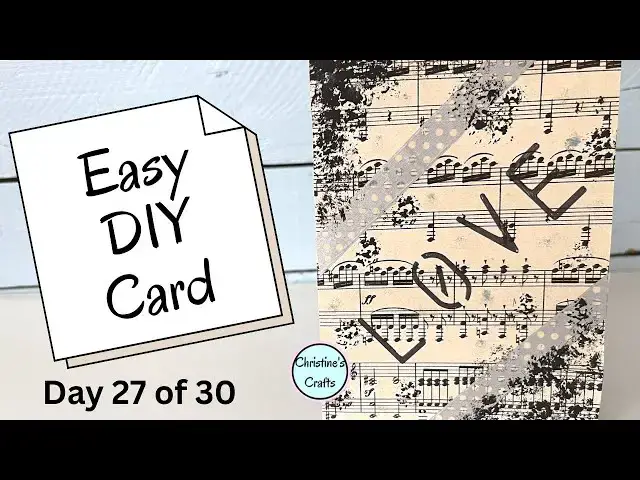 Video thumbnail for Easy Mixed Media Card Anyone Can Try