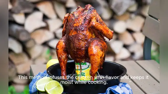 Video thumbnail for beer can chicken recipe