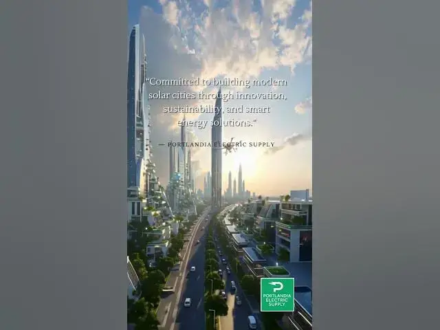 Video thumbnail for 🌍 Committed to Building Modern Solar Cities ⚡🌞