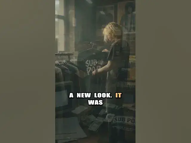 Video thumbnail for How Sub Pop Monetized The Grunge Look #Shorts