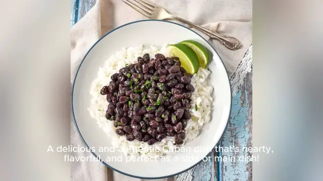 Video thumbnail for black beans and rice recipe
