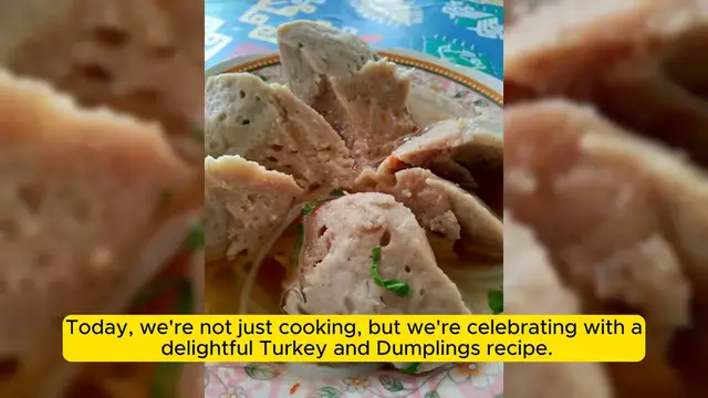 Video thumbnail for Turkey and Dumplings Recipe