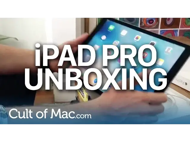 'Video thumbnail for iPad Pro Unboxing And First Impressions'