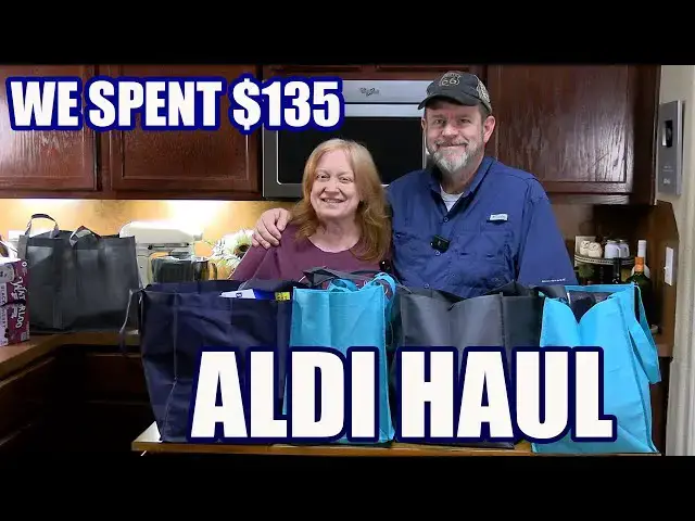 'Video thumbnail for WE SPENT $135.00 AT ALDI | GROCERY HAUL'
