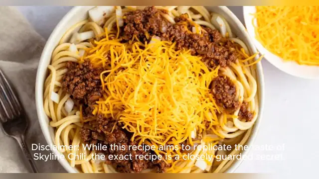 Video thumbnail for skyline chili recipe