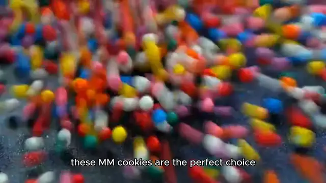Video thumbnail for M&M cookie recipe