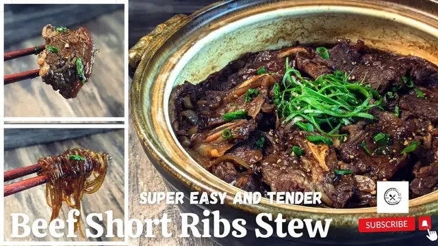 Video thumbnail for How to Make the Most Delicious Chinese Beef Short Ribs Stew with Vermicelli @mrs5cookbook