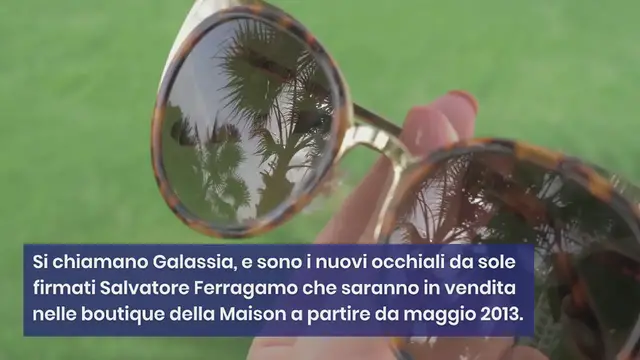 Video thumbnail for Galassia eyewear by Salvatore Ferragamo