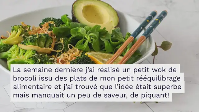 'Video thumbnail for Wok de brocoli aux zestes de citron'