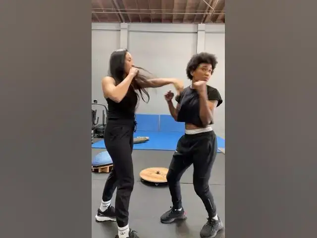 Video thumbnail for Fighters can’t do any dance without adding fight moves. #chacha #mma #wetried