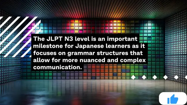 Video thumbnail for JLPT N3 Grammar List