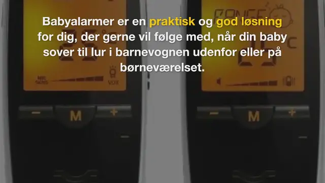 Video thumbnail for Babyalarm: 9 smarte og praktiske babyalarmer i 2024