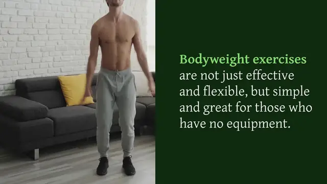 Video thumbnail for 60 Easy Bodyweight Exercises You Can Do At Home: