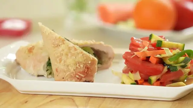 Video thumbnail for Savory Chicken Bake with Refreshing Mint Yoghurt: A Flavorful Adventure