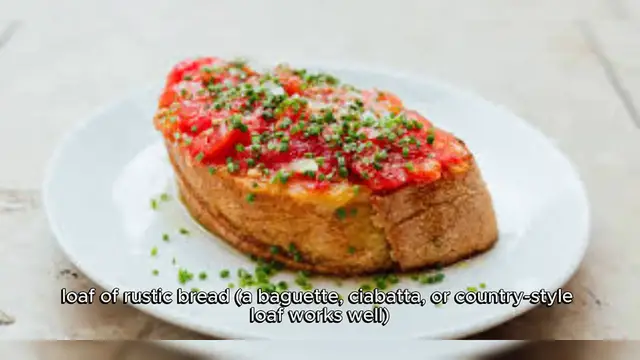 Video thumbnail for Pan con tomate Recipe