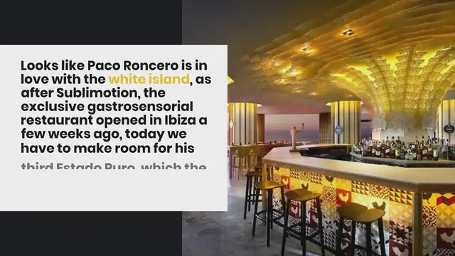 Video thumbnail for ESTADO PURO IBIZA  A NEW EXCLUSIVE RESTAURANT BY PACO RONCERO