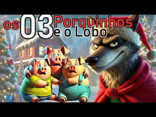 Video thumbnail for Os 3 Porquinhos e o Lobo: A Verdadeira História do Espírito de Natal