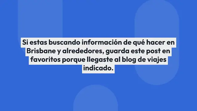 Video thumbnail for Que hacer en Brisbane [con mapa] ¡Mi experiencia y consejos!