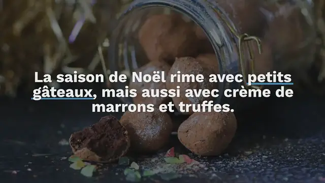 'Video thumbnail for Truffes à la menthe aux brisures de bonbons'