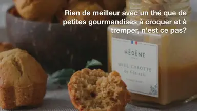 'Video thumbnail for Mini muffins au miel et thé noir'