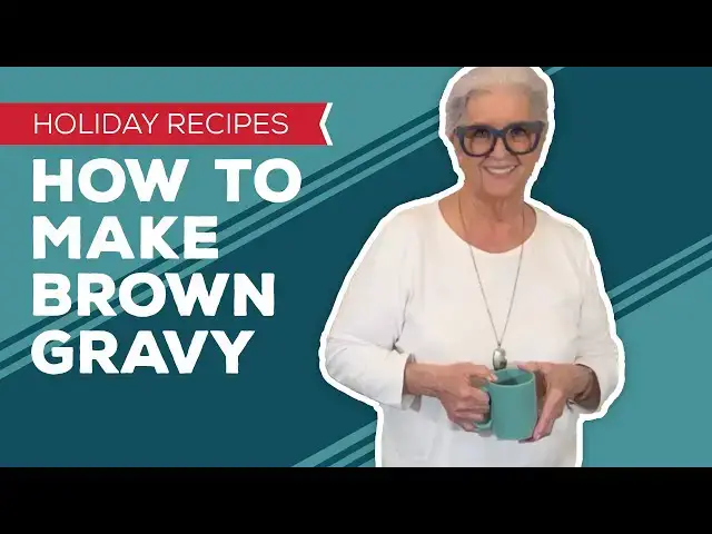 Video thumbnail for Holiday Cooking & Baking Recipes: How to Make Brown Gravy from Scratch | Easy Thanksgiving Gravy