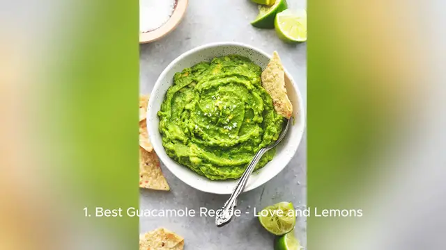 Video thumbnail for guacamole recipe easy