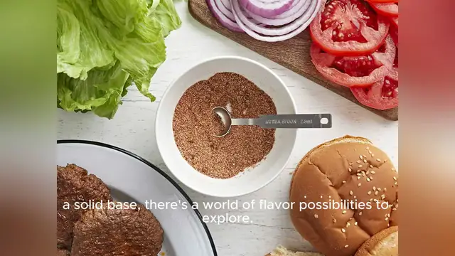 Video thumbnail for hamburger seasoning recipe