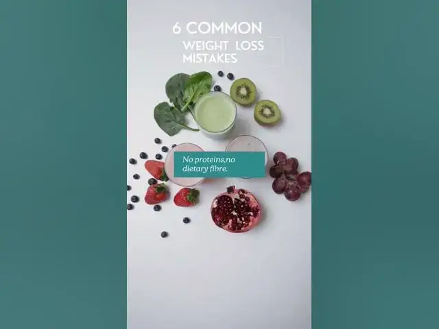 Video thumbnail for 6 Common Weight loss mistakes.