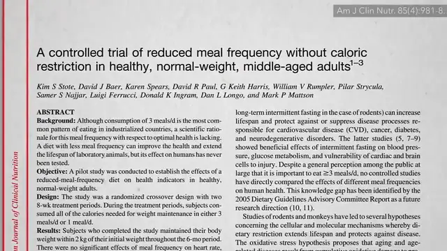 Video thumbnail for The Benefits of Early Time Restricted Eating