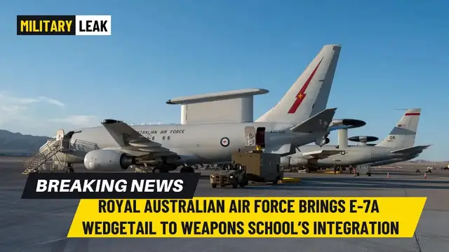 Video thumbnail for Royal Australian Air Force No. 2 Squadron Brings E-7A Wedgetail to Weapons School’s INTegration