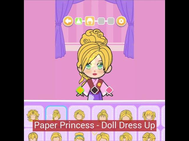 Video thumbnail for Paper Princess - Doll Dress Up #browsergame