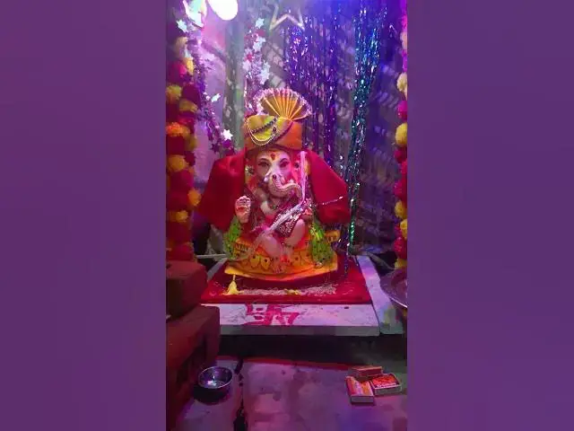 Video thumbnail for ગણેશ ચતુર્થી ગણપતિ દાદા ની  પધરામણી @ashvinjoshi1393 #ganeshchaturthi.