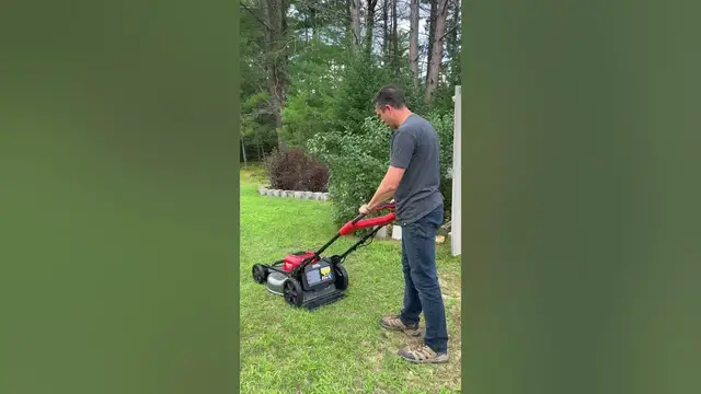 Video thumbnail for Can the Milwaukee M18 FUEL Lawnmower mow 2/3rds Acre on a charge? #shorts