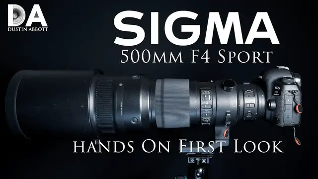 'Video thumbnail for Sigma 500mm F4 OS Sport: First Look | 4K'