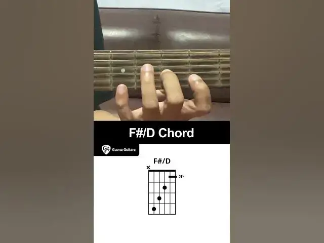 'Video thumbnail for How To Play The F#/D Chord On Guitar - Guvna Guitars'