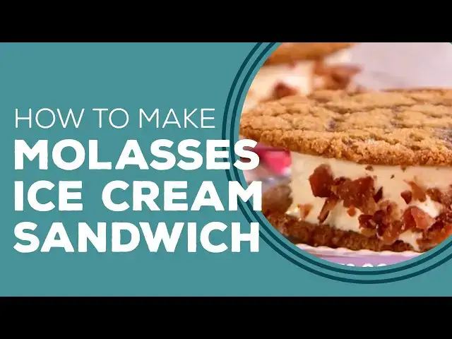 Video thumbnail for Molasses Cookie Sandwiches with Bacon Ice Cream Recipe - Blast from the Past