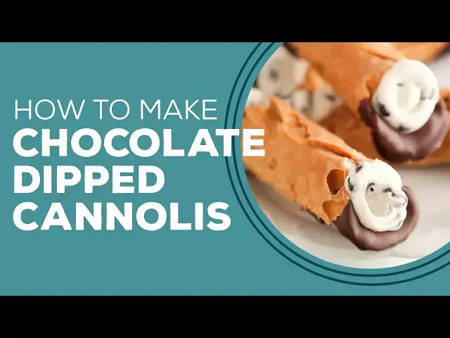Video thumbnail for Blast from the Past: Chocolate Dipped Cannolis Recipe