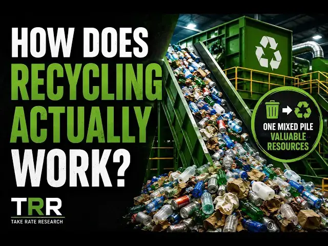 Video thumbnail for How does a recycling plant sort everything?