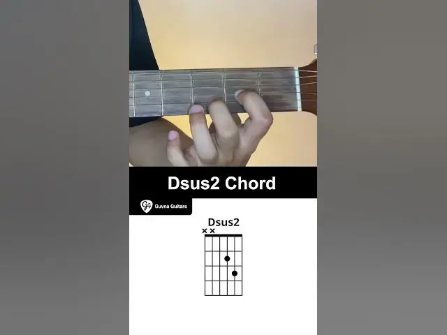 Video thumbnail for How To Play The Dsus2 Chord On Guitar - Guvna Guitars