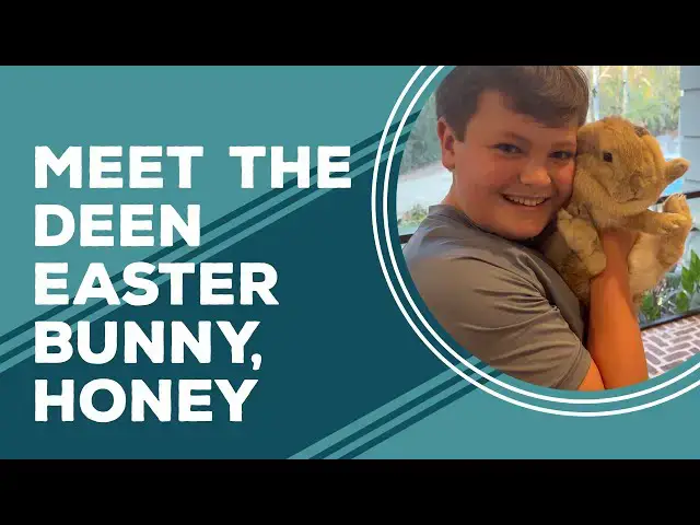 Video thumbnail for Love & Best Dishes: Meet the Deen Family Easter Bunny, Honey