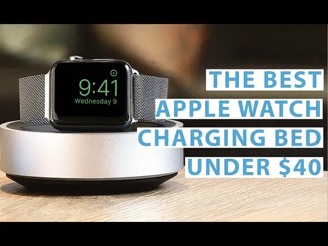 'Video thumbnail for The best Apple Watch charging bed under $40'