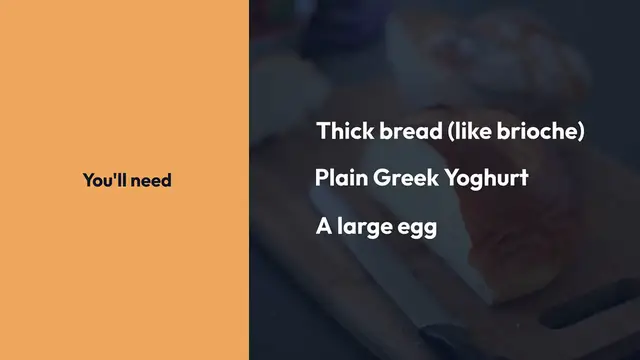 Video thumbnail for The Ultimate Yoghurt Custard Toast Recipe