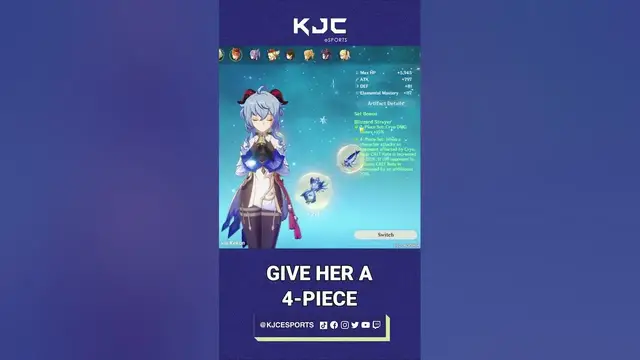 Video thumbnail for Tips on Building Ganyu in Genshin Impact #genshin