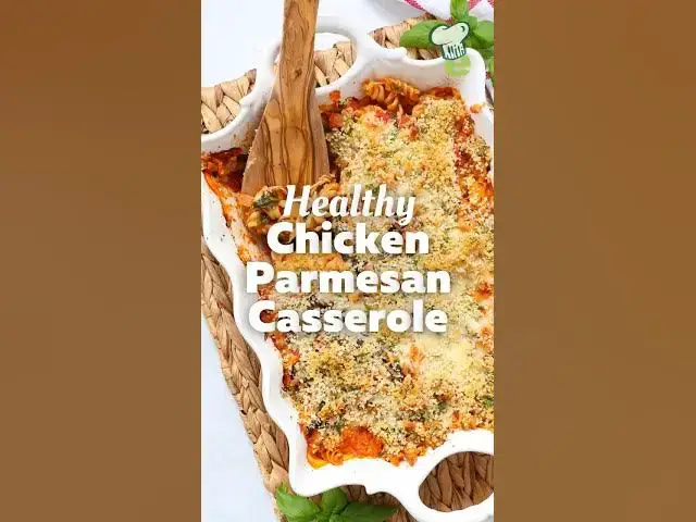 'Video thumbnail for Easy Chicken Parmesan Casserole | Low Sodium, High Protein One-Dish Dinner #shorts'