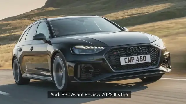 Video thumbnail for Audi RS4 Avant review
