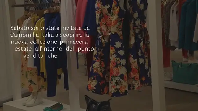 Video thumbnail for Camomilla Italia, alla scoperta della collezione primavera/estate 2014 alla Nave de Vero