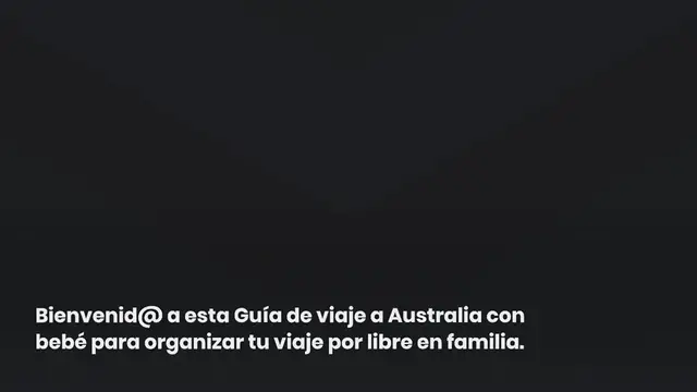 Video thumbnail for Consejos para viajar a Australia con niños o bebé ¡Mi experiencia!