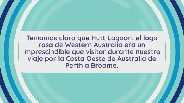Video thumbnail for 5 cosas que saber si vas a visitar el lago rosa [Hutt Lagoon] Western Australia