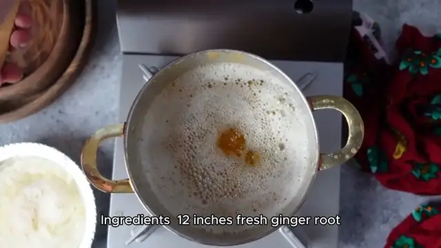 'Video thumbnail for ginger tea recipe'