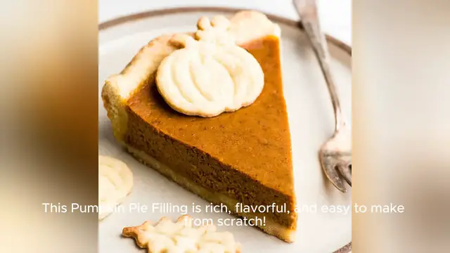 Video thumbnail for pumpkin pie filling recipe